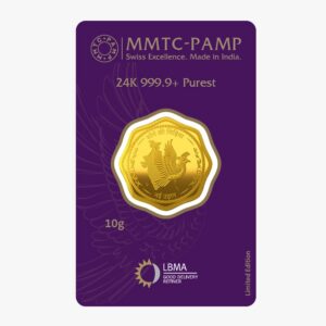 MMTC-PAMP 10 Gram Gold Coin 24K (999.9 Purity)