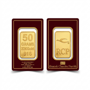 RCP Pure Gold Bar 50 Gram 22K (916) – Signature Collection