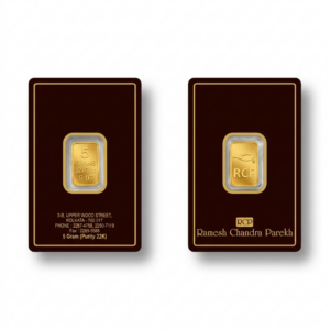 RCP 5 Gram 22K (916) Gold Bar – Premium Investment Gold Bar